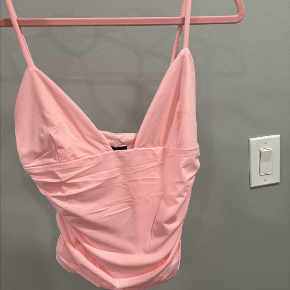 White Fox Boutique Soft Pink Chemise